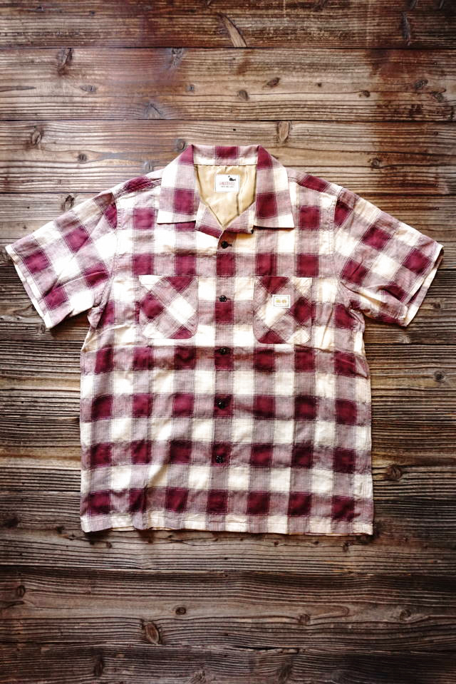 GANGSTERVILLE JAMES - S/S SHIRTS BURGUNDY