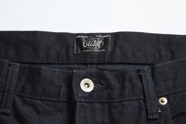 ADDICT CLOTHES JAPAN ACV-P01 TAPERED DENIM BLACK