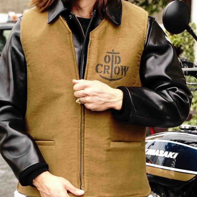 OLD CROW A-2 フライトジャケット XL brown オールドクロウ ジャケット 