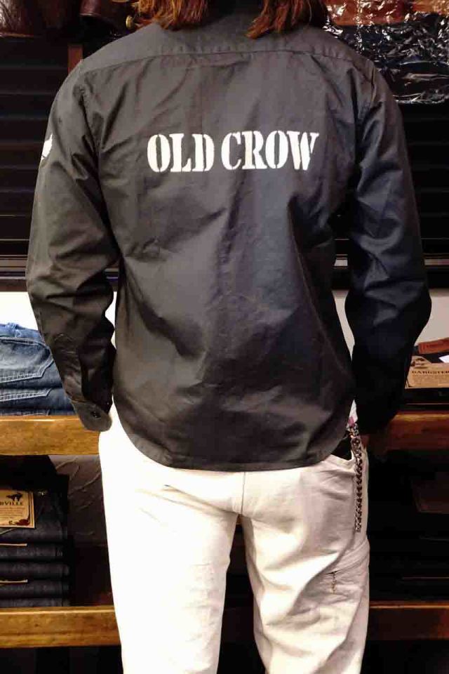 OLD CROW CROW OFFICERS - L/S SHIRTS BLACK