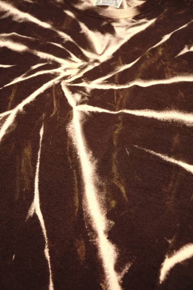 Peanuts & Co. TIE DYE LONG T-SHIRT BROWN