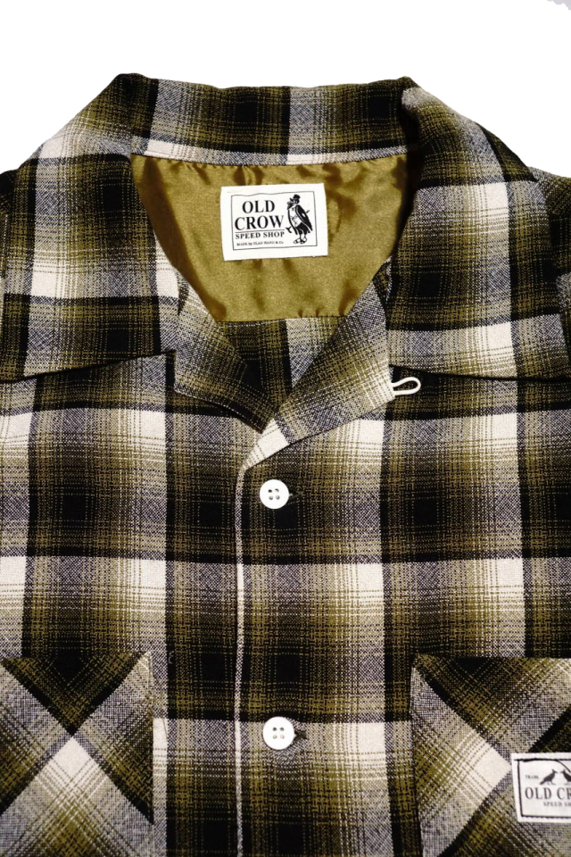 OLD CROW CHECK - L/S SHIRTS GREEN