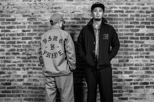 B.S.M.G. B LETTERS - JACKET BLACK