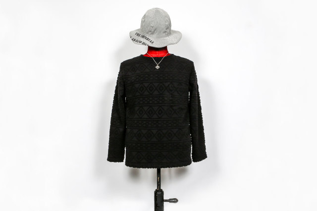 BY GLAD HAND ISLAND - L/S BOAT NECK BLACK