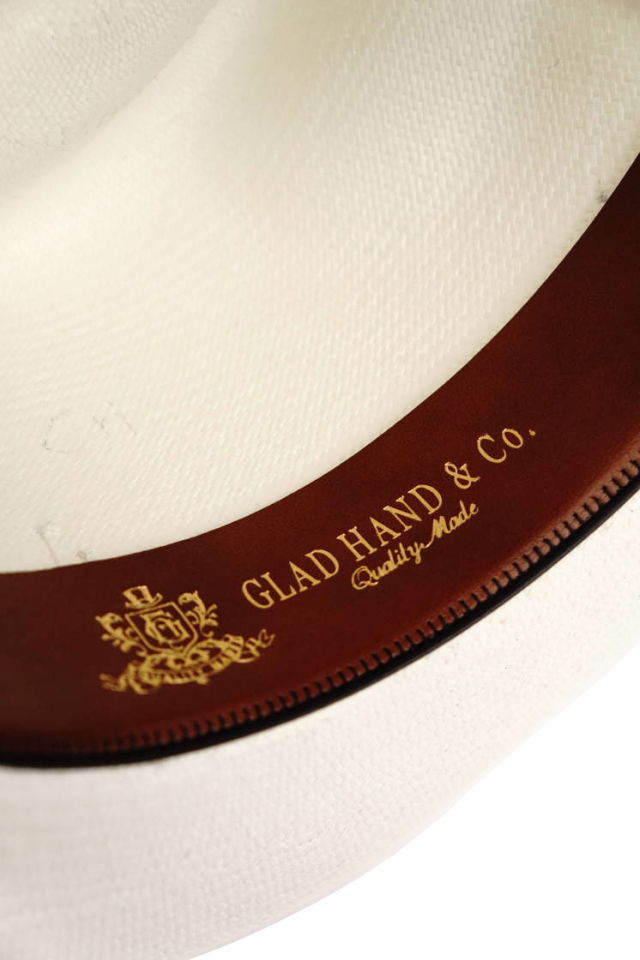 GLAD HAND & Co. -  HAT MEDALLION WHITE