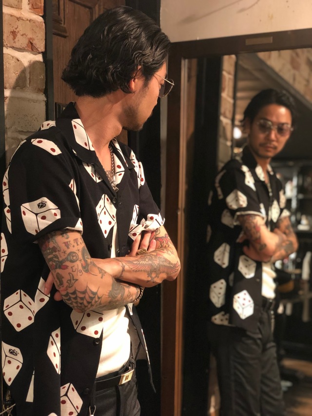GANGSTERVILLE TUMBLING DICE - S/S SHIRTS BLACK