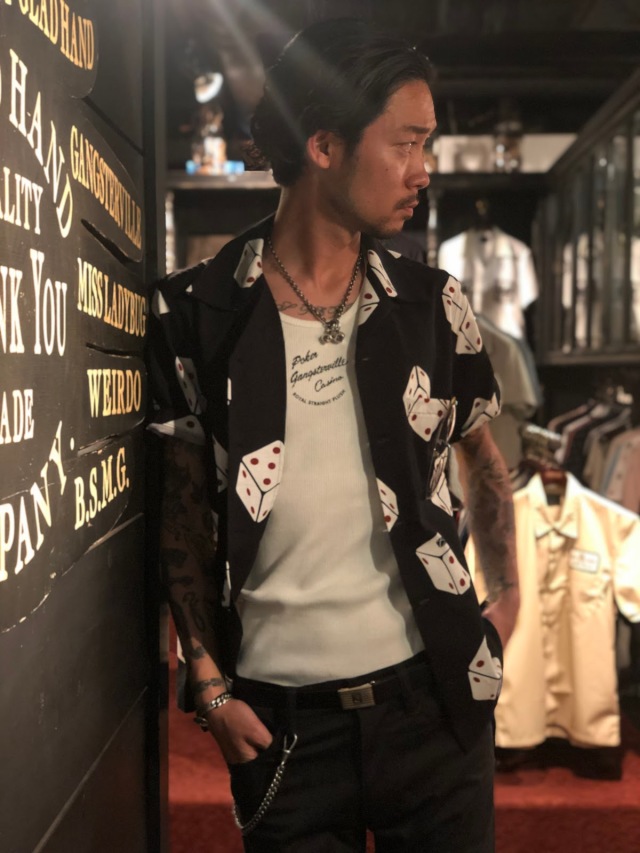 GANGSTERVILLE TUMBLING DICE - S/S SHIRTS BLACK