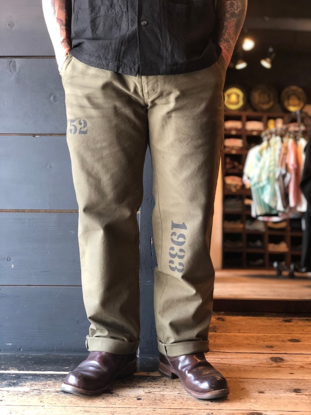 OLD CROW OLD RODDER - CHINO PANTS OLIVE