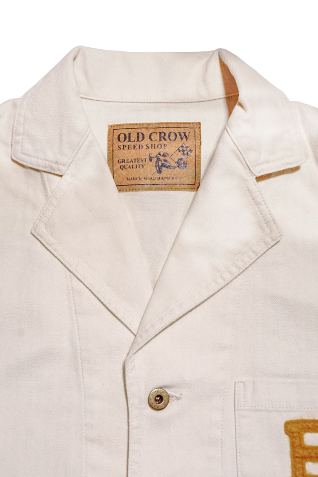 OLD CROW HOTROD CLUB - JACKET IVORY