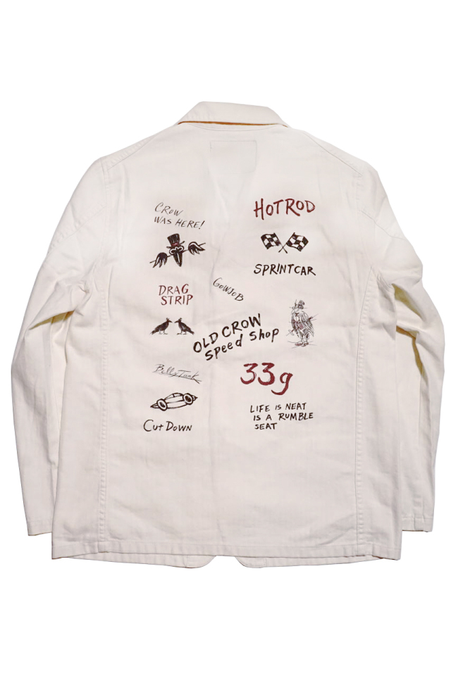 OLD CROW HOTROD CLUB - JACKET IVORY