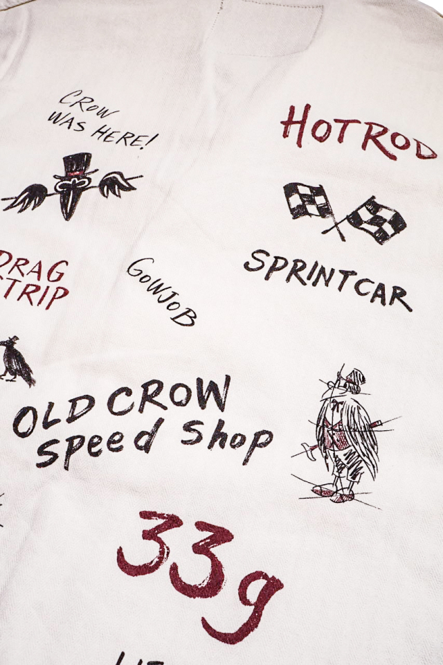 OLD CROW HOTROD CLUB - JACKET IVORY