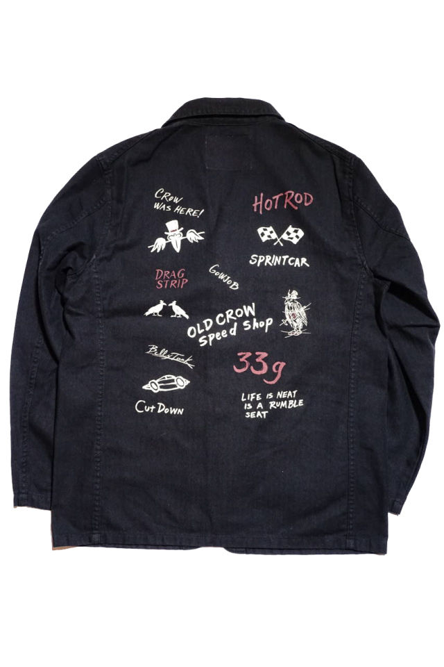 OLD CROW HOTROD CLUB - JACKET BLACK