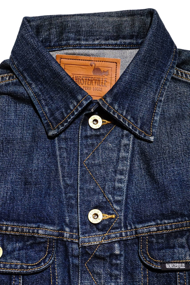 GANGSTERVILLE THUG RIDE - DENIM JACKET INDIGO 