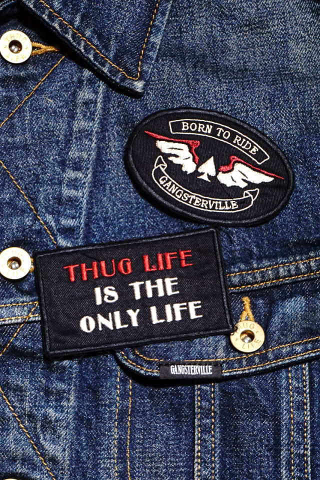 GANGSTERVILLE THUG RIDE - DENIM JACKET INDIGO 