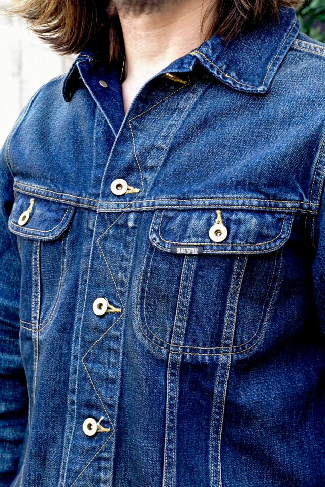 GANGSTERVILLE THUG RIDE - DENIM JACKET INDIGO 