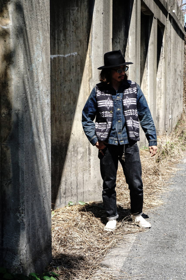 GANGSTERVILLE THUG RIDE - DENIM JACKET INDIGO 