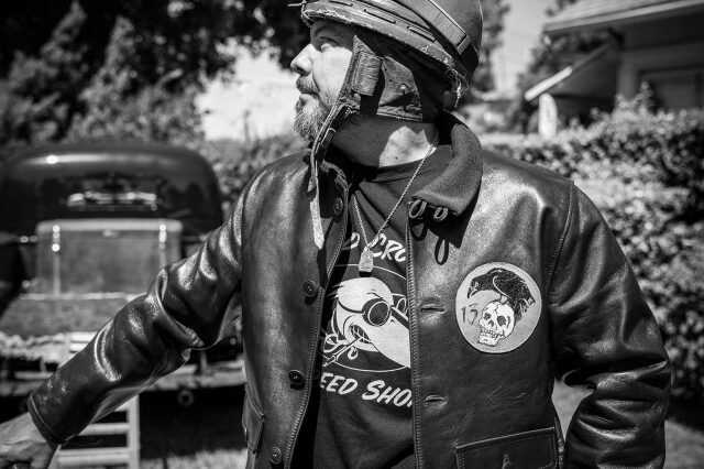 OLD CROW THIRTEEN CROWS - A1 TYPE JACKET BROWN