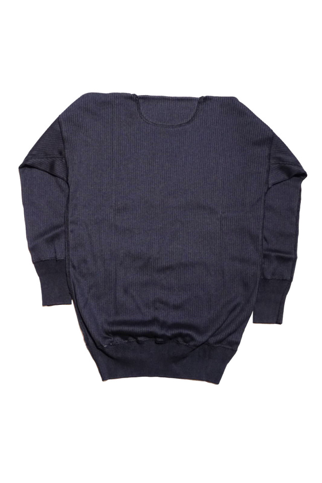 Olde Homesteader “Henley Neck Longsleeve” – Swedenish Army Rib – Olde Worker’s Black