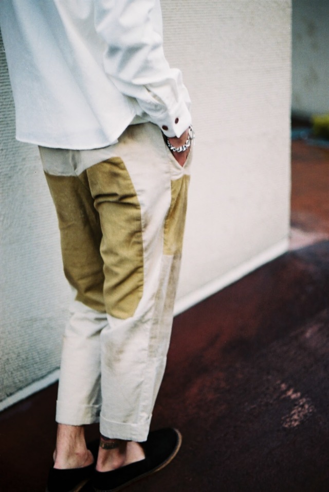 BY GLAD HAND GLADDEN - CORDUROY PANTS BEIGE