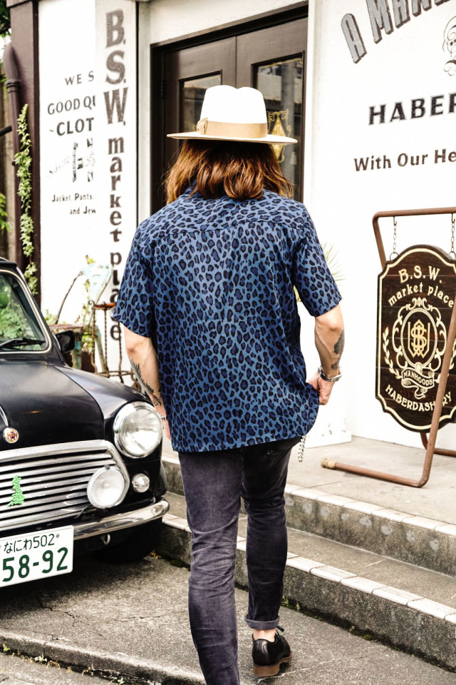 GANGSTERVILLE RISE ABOVE - S/S SHIRTS BLUE
