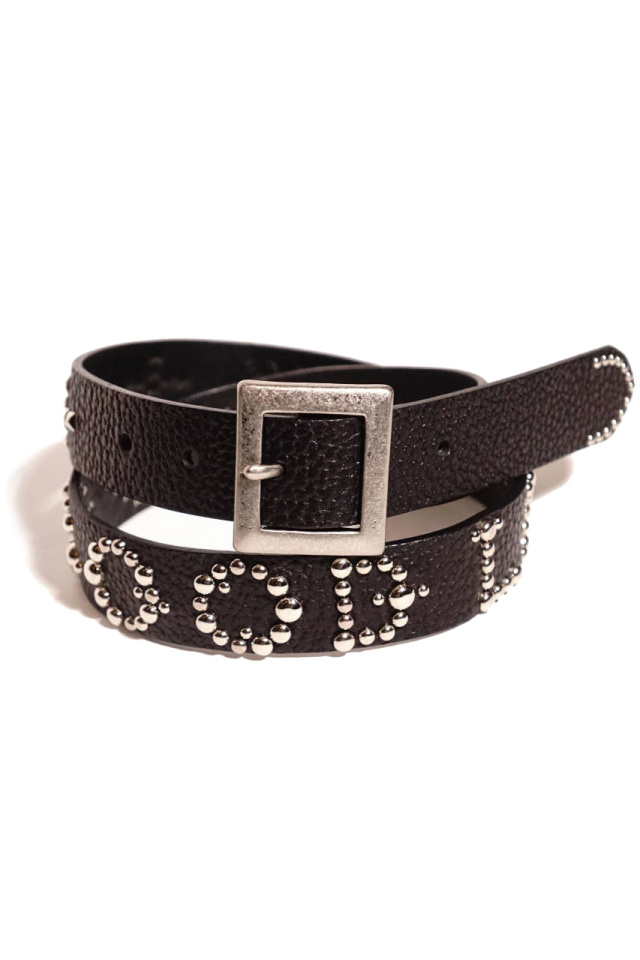 Peanuts & Co. Leather studs belt B.S.W. market place