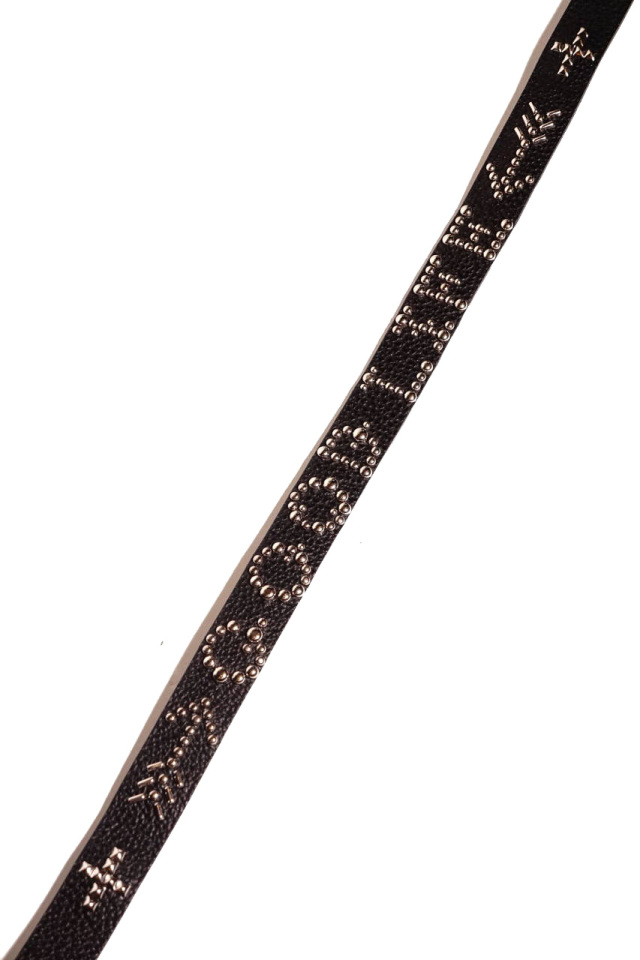 Peanuts & Co. Leather studs belt