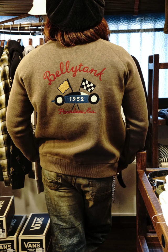 OLD CROW BELLY TANK CLUB - KNIT BLOUSON KHAKI B.S.W. market place