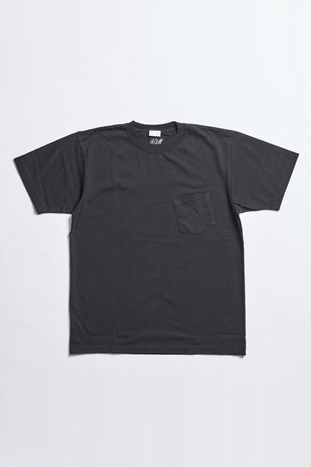 ADDICT CLOTHES JAPAN ACV-CS01 SLANTING POCKET TEE BLACK