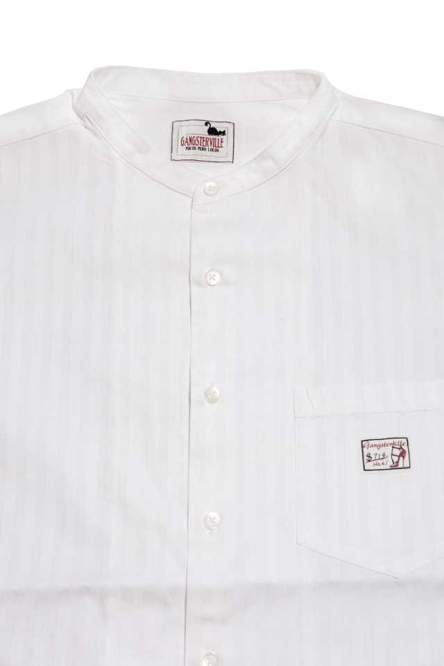 GANGSTERVILLE SOCIAL LOUNGE - S/S SHIRTS WHITE