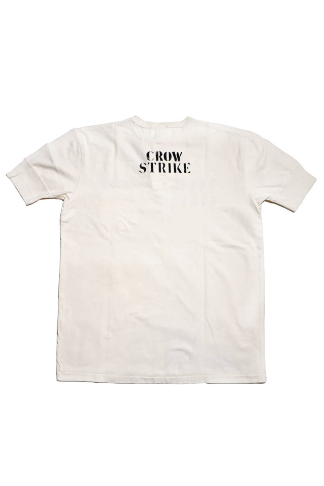 OLD CROW CROW STRIKE - S/S HENRY T-SHIRTS WHITE