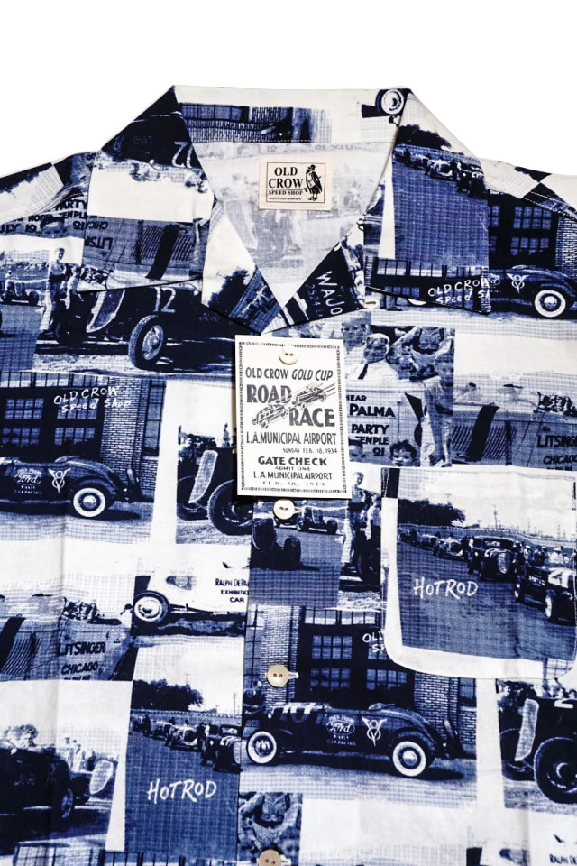 OLD CROW RACING FOR LIFE - S/S SHIRTS NAVY