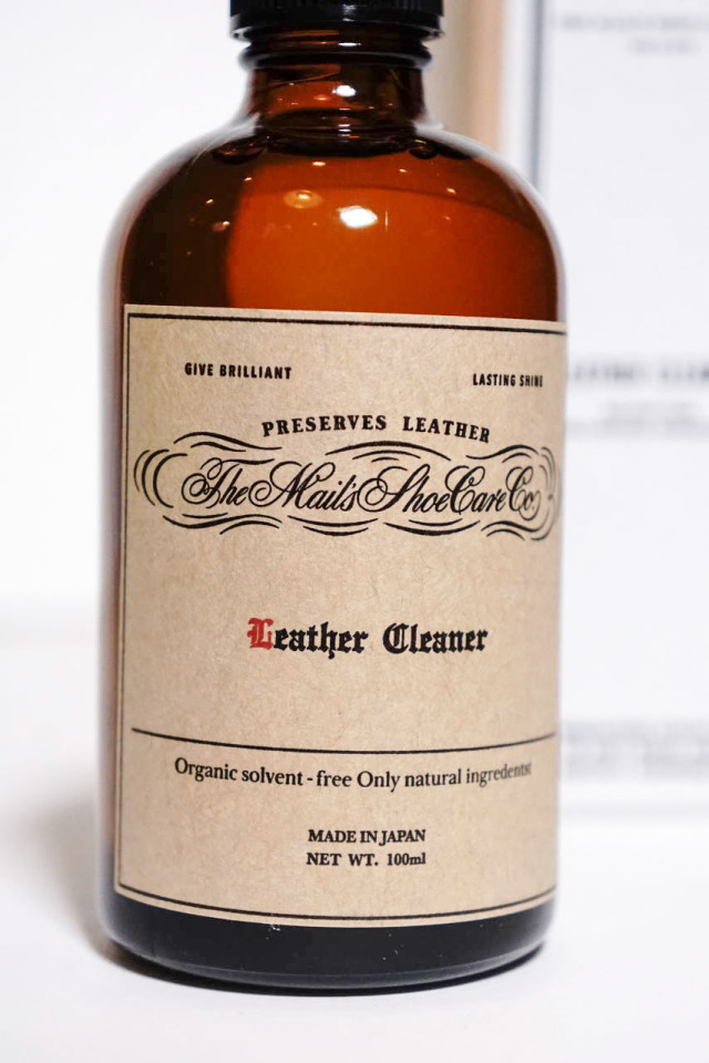 The Mail's shoe care co. Leather Cleaner
