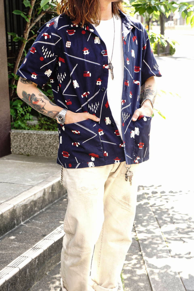 OLD CROW 1933 - S/S SHIRTS NAVY
