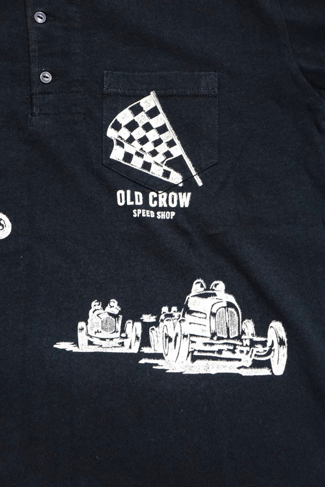 OLD CROW MEMORIES OF RACE - S/S HENRY T-SHIRTS BLACK