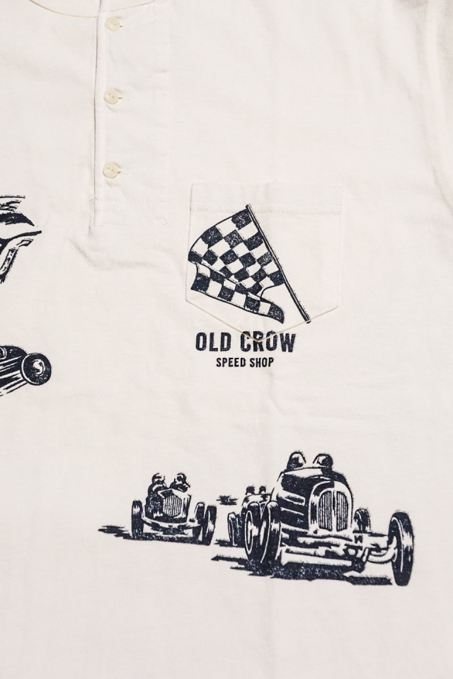 OLD CROW MEMORIES OF RACE - S/S HENRY T-SHIRTS WHITE