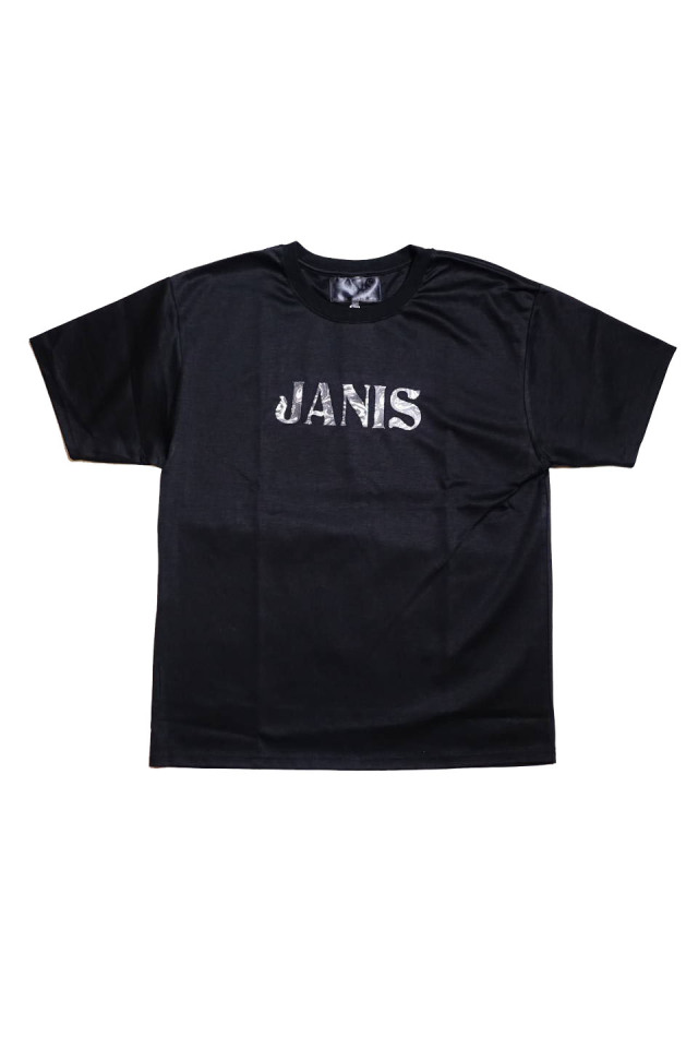 JANIS & Co. #FLUID LOGO TEE P / BLACK