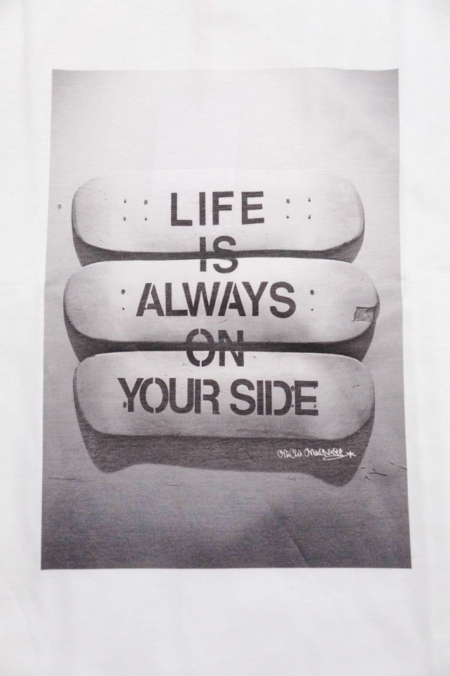 JANIS & Co. x MICHI MADNESS #LIFE IS… TEE WHITE