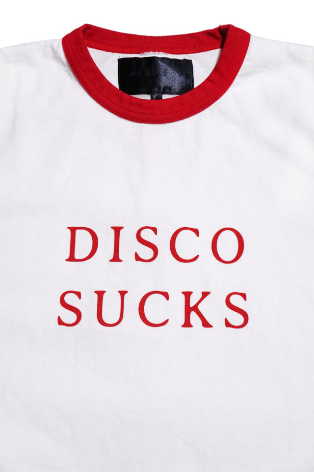 JANIS & Co. #DISCO SUCKS TEE RED