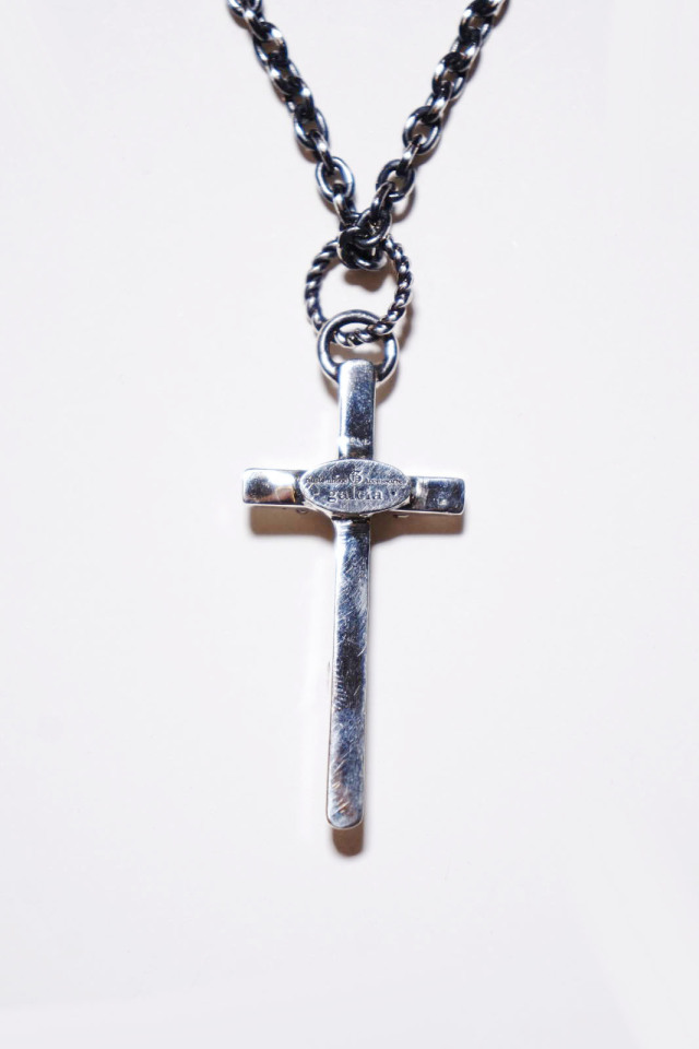 galcia 18NT-BT03C001SB : PENDANT-TOP CROSS ×　PENDANT HEAD / 聖ユダとイエスの御心 CHAIN SET