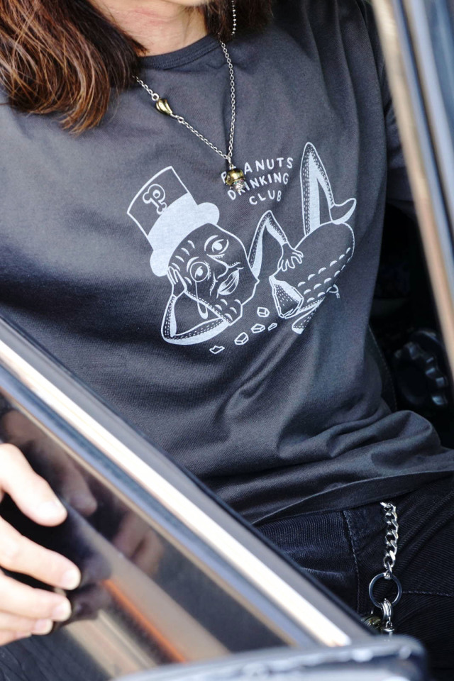 Peanuts & Co. PEANUTS D CLUB T-SHIRT BLACK