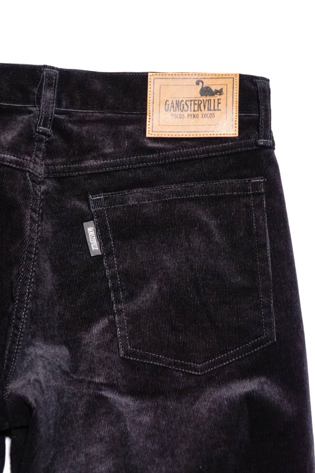 GANGSTERVILLE THUG - SKINNY STRETCH PANTS BLACK