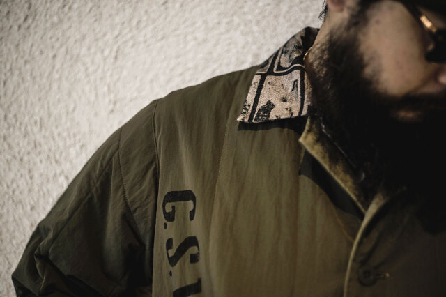 GANGSTERVILLE 719 - QUILTED JACKET KHAKI