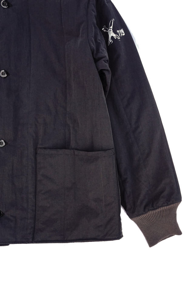 GANGSTERVILLE 719 - QUILTED JACKET BLACK