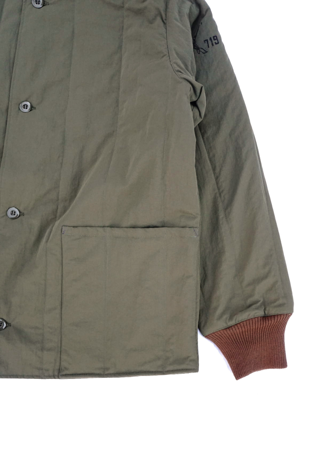 GANGSTERVILLE 719 - QUILTED JACKET KHAKI