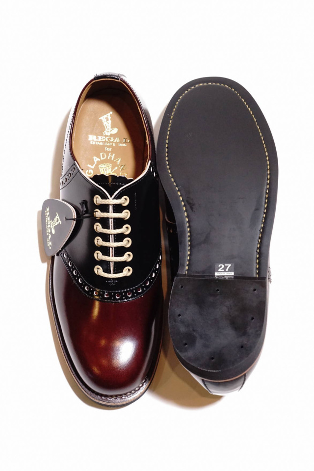 GLAD HAND × REGAL SADDLE SHOES BRN/BLK