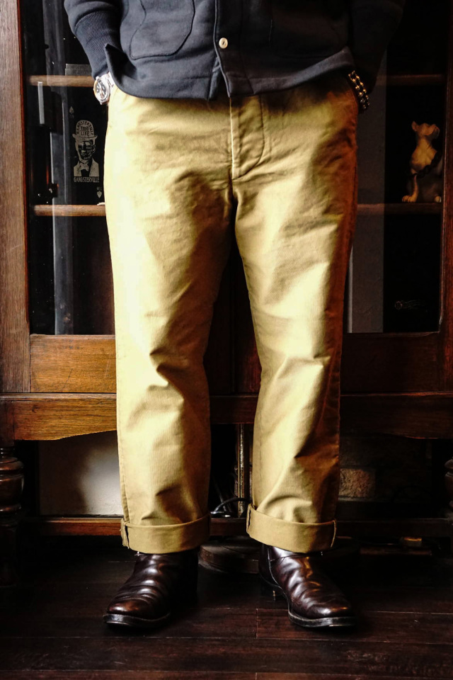 GANGSTERVILLE THUG - 45 TROUSERS KHAKI