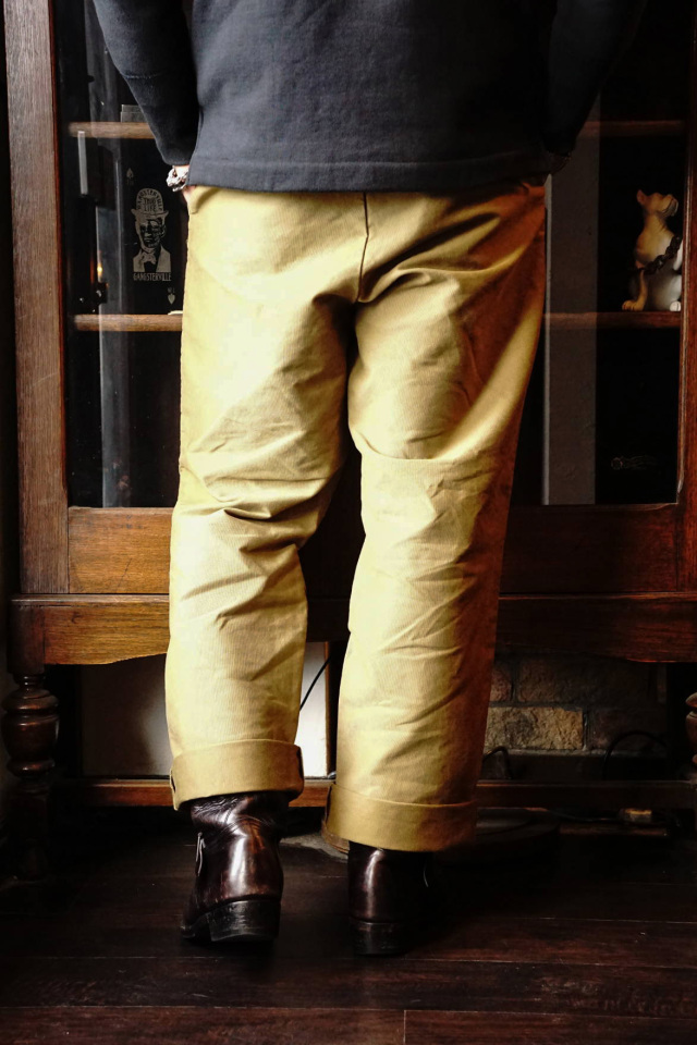 GANGSTERVILLE THUG - 45 TROUSERS KHAKI