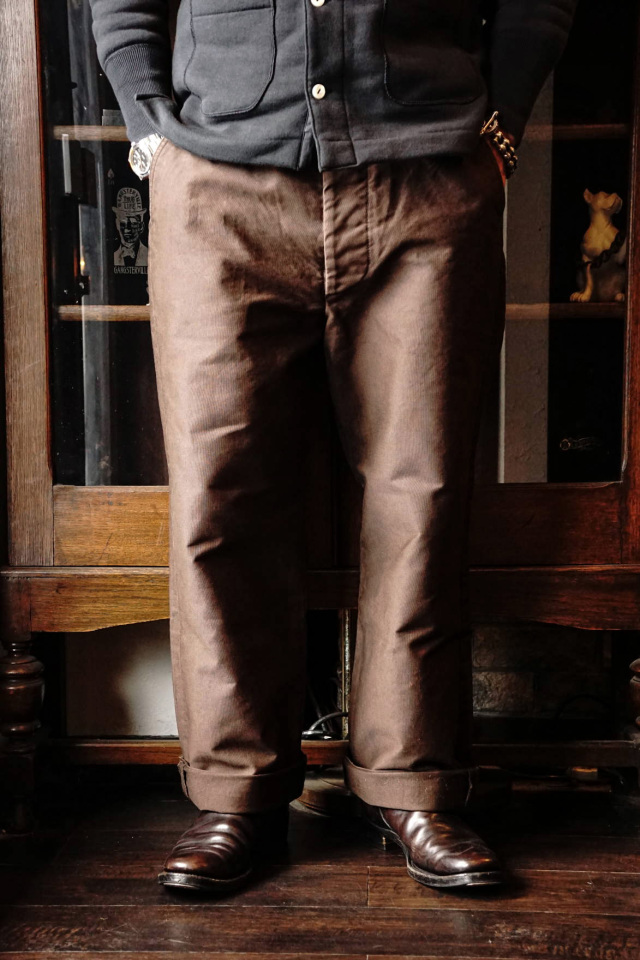 GANGSTERVILLE THUG - 45 TROUSERS BROWN