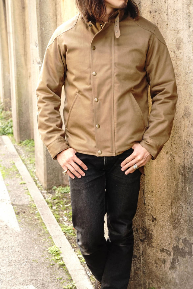 ADDICT CLOTHES JAPAN ACVM COTTON ULSTER JACKET KHAKI