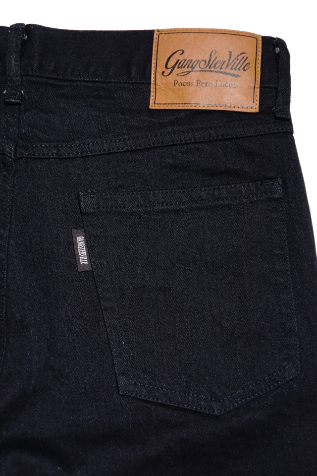 GANGSTERVILLE THUG - SKINNY STRETCH PANTS BLACK
